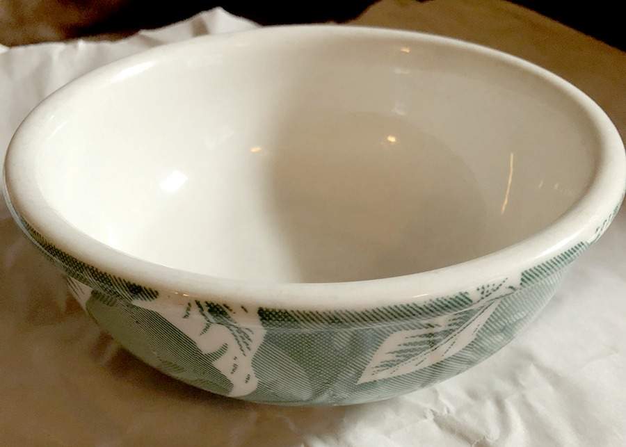 Palm Green (USA) Coupe Cereal Bowl by Wallace (American)-1