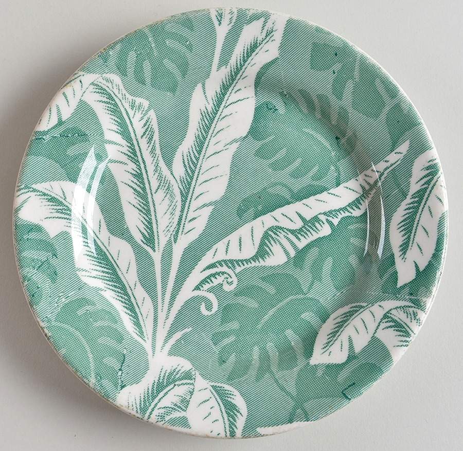 Palm Green (USA) Salad Plate by Wallace (American)-1