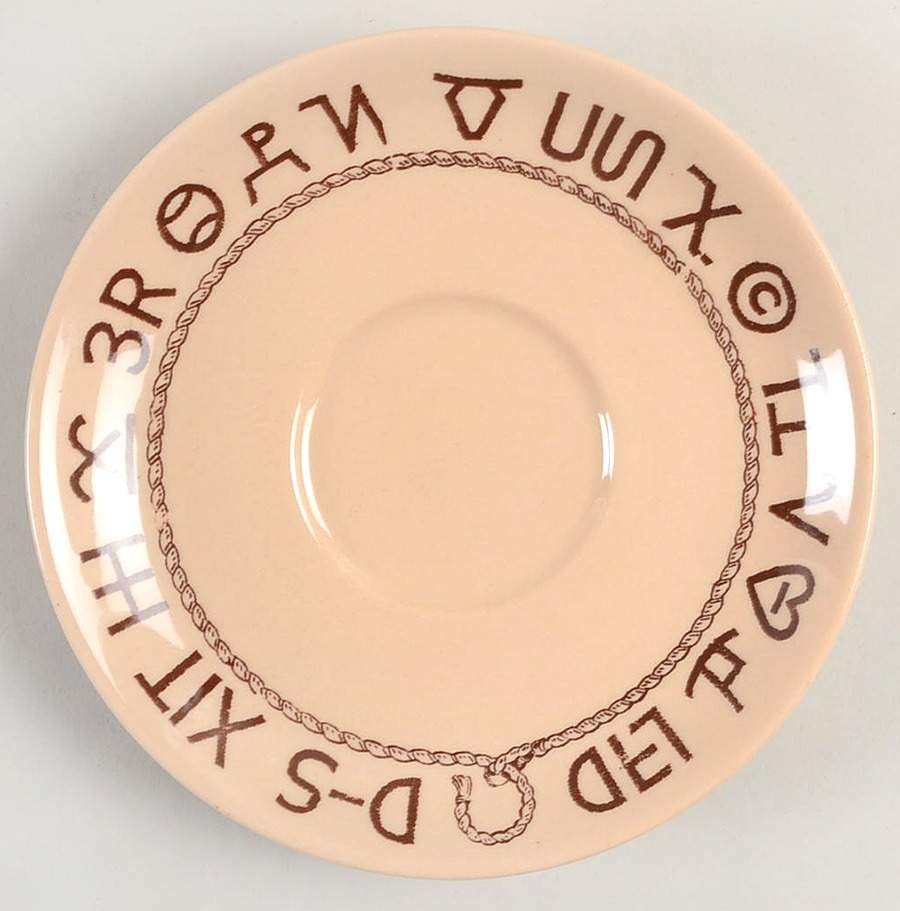 Rodeo Saucer for Oversized Cup by Wallace (American)-1