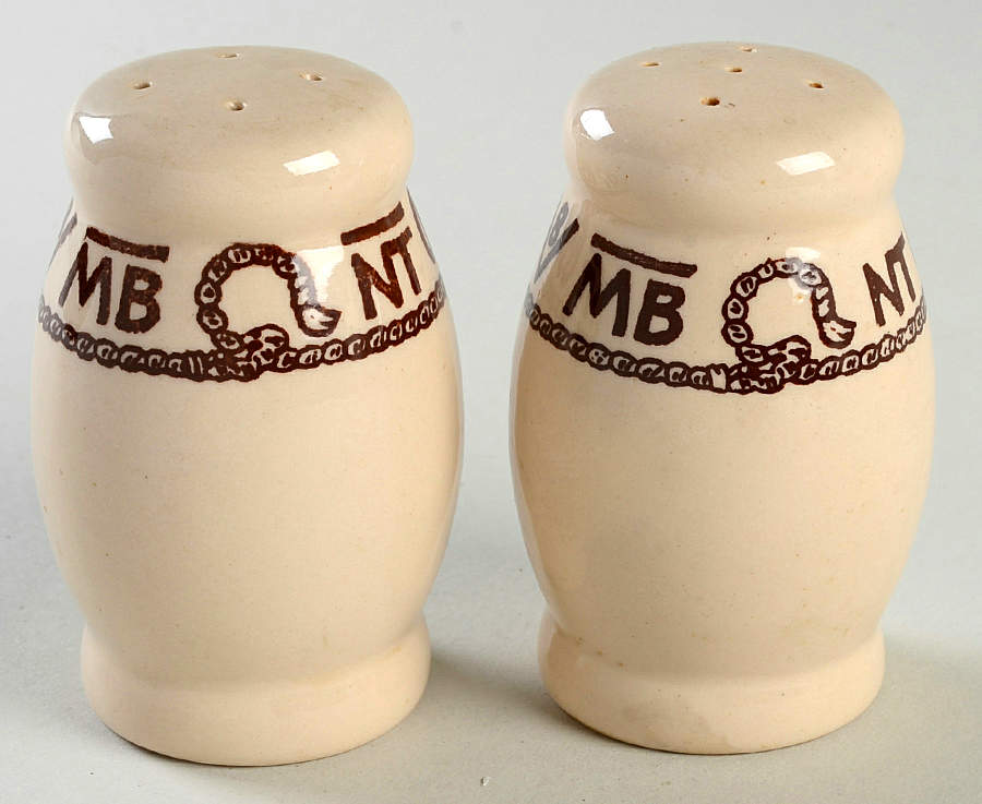 Rodeo Salt & Pepper Set by Wallace (American)-1