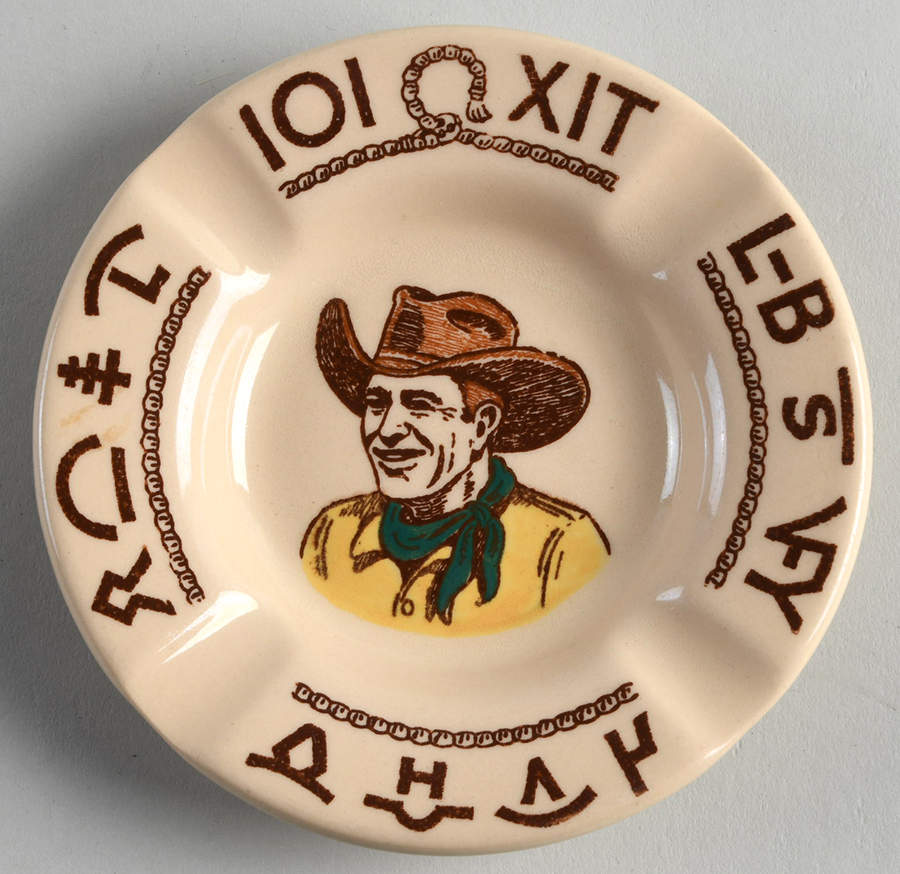 Rodeo 5" Ashtray by Wallace (American)-1