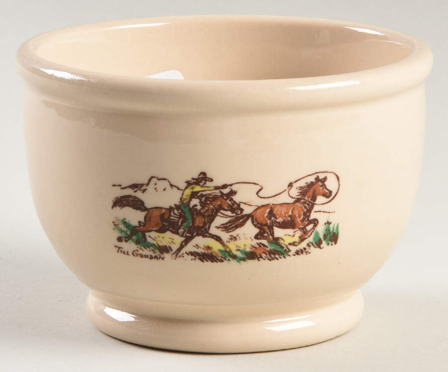Rodeo Sugar Bowl No Lid by Wallace (American)-1