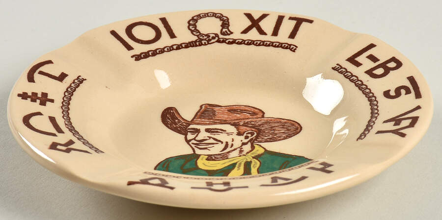 Rodeo 5" Ashtray by Wallace (American)-1