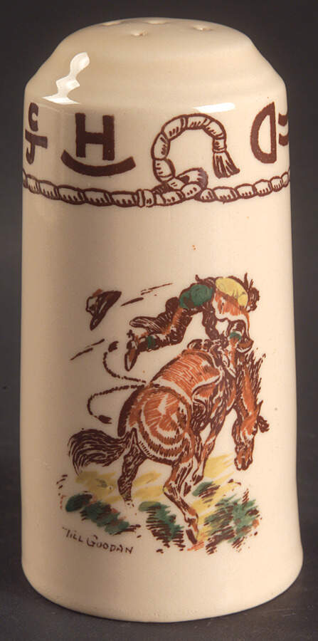 Rodeo Oversized Salt Shaker by Wallace (American)-1