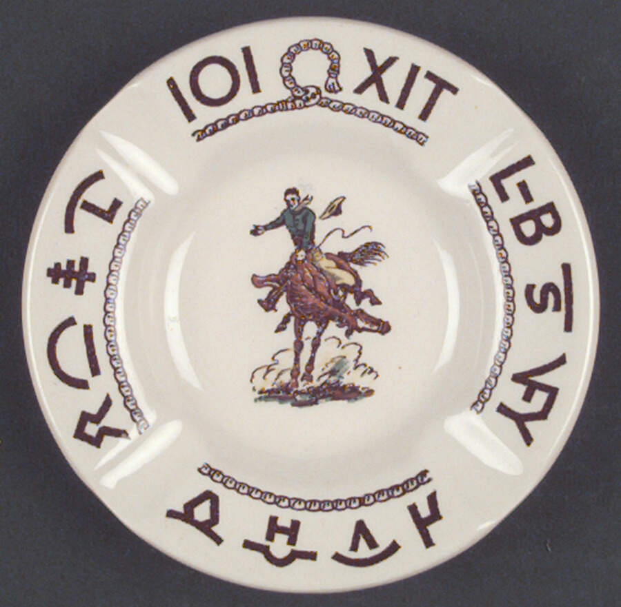 Rodeo Small Ashtray by Wallace (American)-1