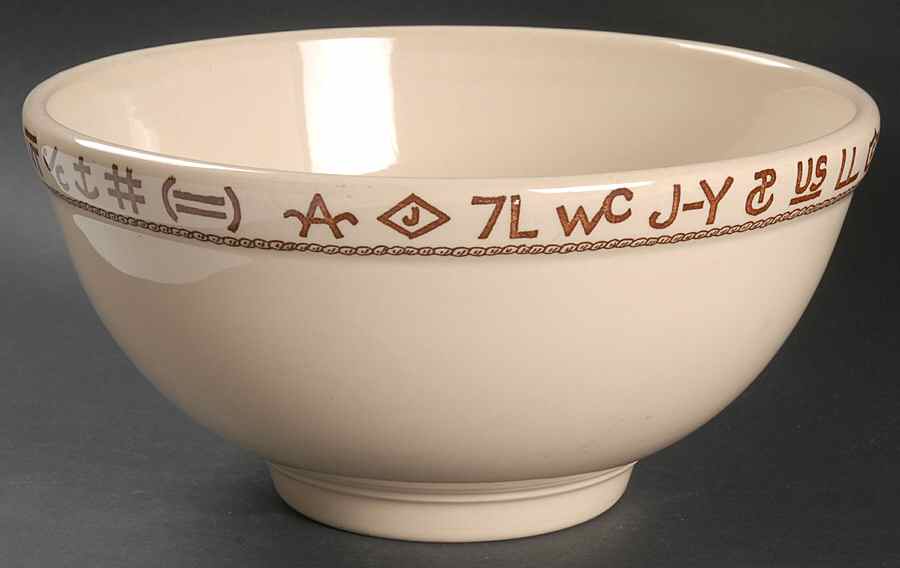Rodeo 10" Mixing Bowl by Wallace (American)-1