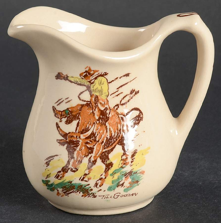 Rodeo Mini Creamer by Wallace (American)-1