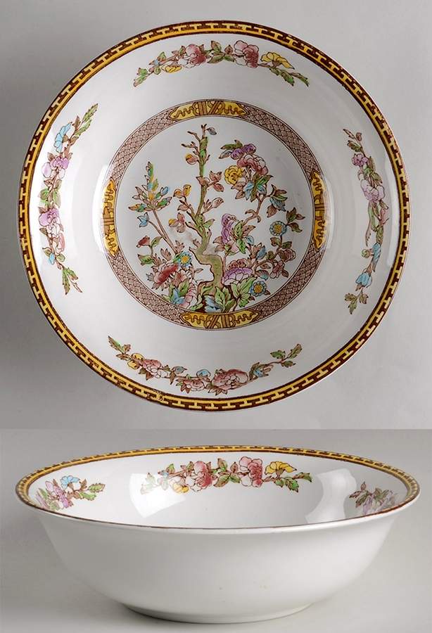 Indian Tree 8" Round Vegetable Bowl by Washington Pottery-1