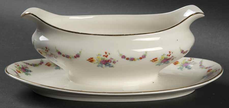 AB9363 Gravy Boat with Attached Underplate by Warwick-1