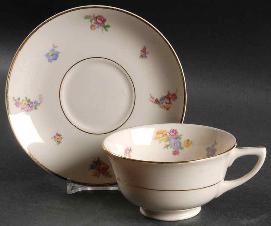 AB9428 Footed Cup & Saucer Set by Warwick-1
