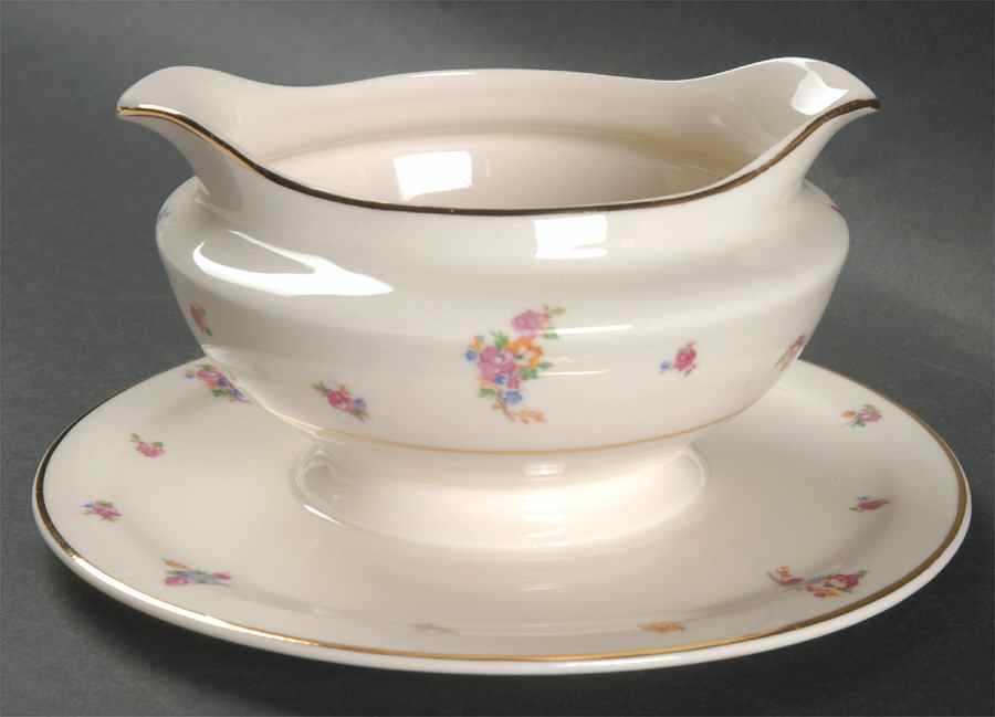 AB9428 Gravy Boat with Attached Underplate by Warwick-1