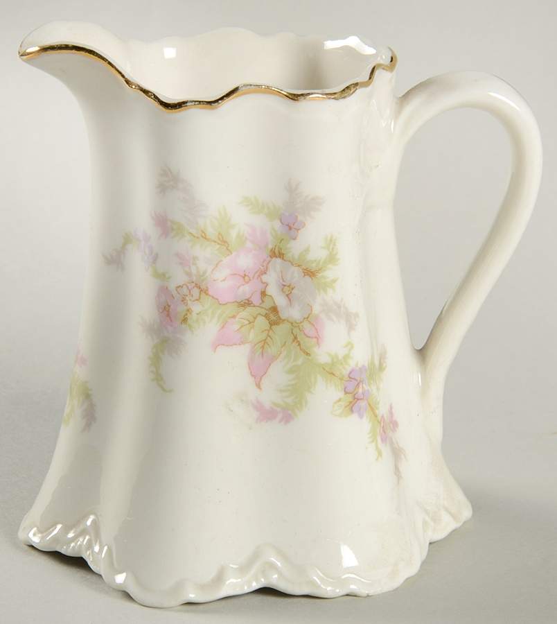 Apple Blossom (Thin Gold Trim) Creamer by Warwick-1