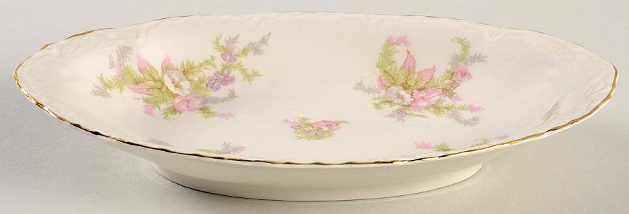 Apple Blossom (Thin Gold Trim) Relish by Warwick-1
