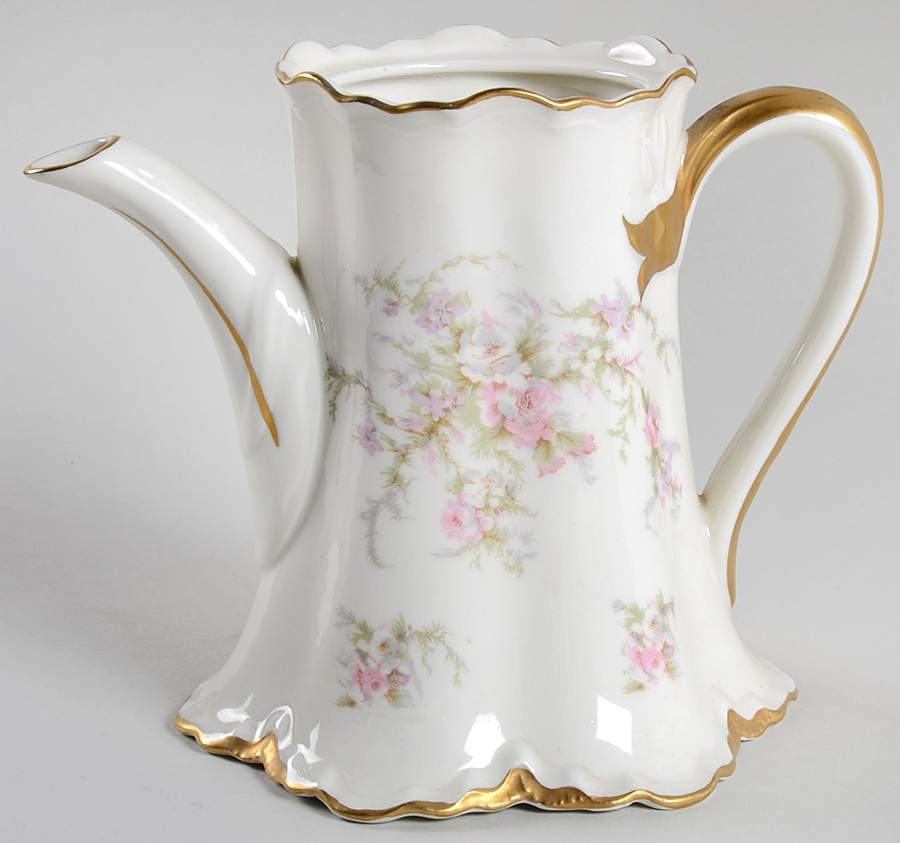 Avon Rose Coffee Pot No Lid by Warwick-1