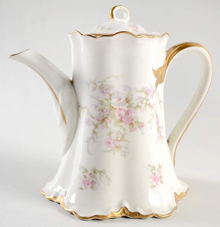 Avon Rose Coffee Pot & Lid by Warwick-1