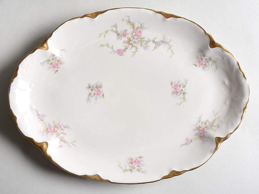 Avon Rose 11" Oval Serving Platter by Warwick-1