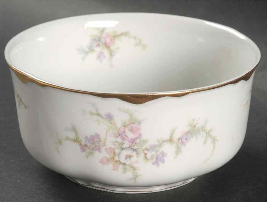 Avon Rose Cranberry Bowl by Warwick-1