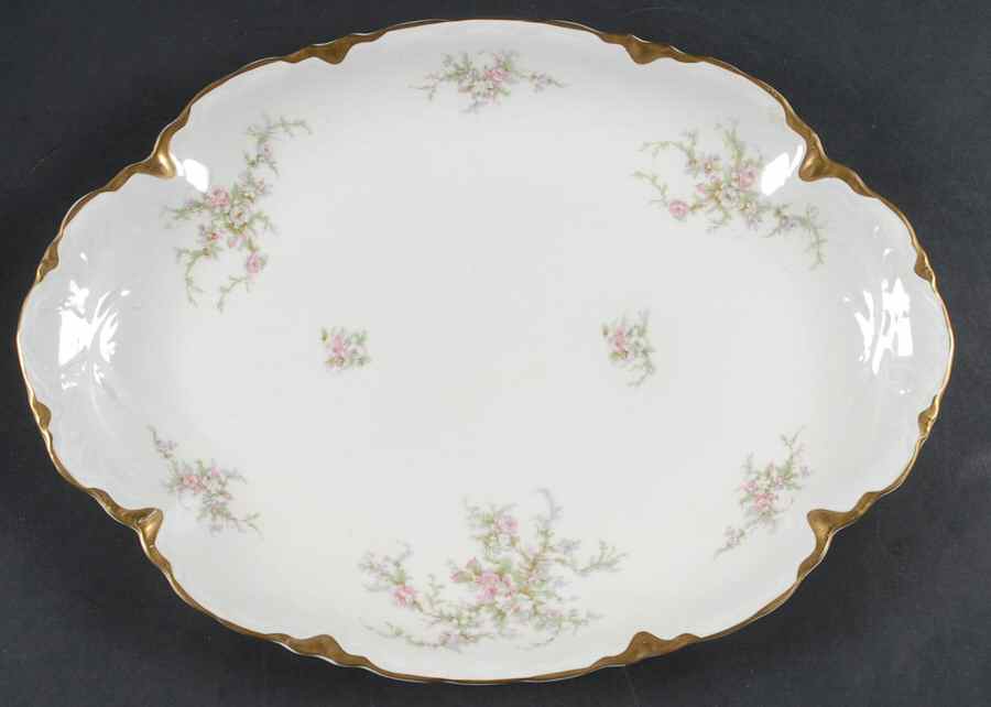 Avon Rose 15" Oval Serving Platter by Warwick-1