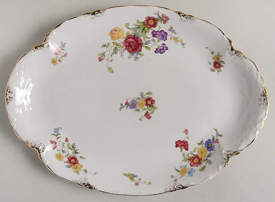 B2034 13" Oval Serving Platter by Warwick-1
