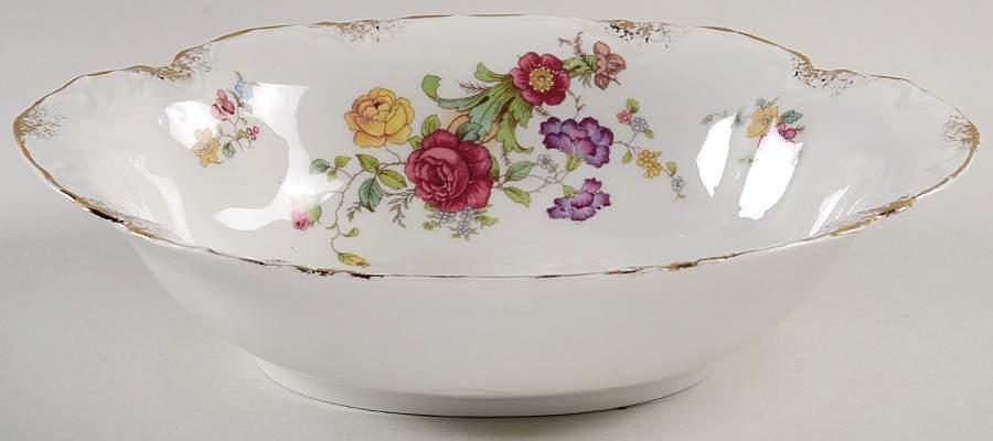 B2034 9" Oval Vegetable Bowl by Warwick-1