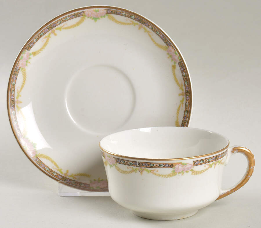 B9059 Flat Cup & Saucer Set by Warwick-1