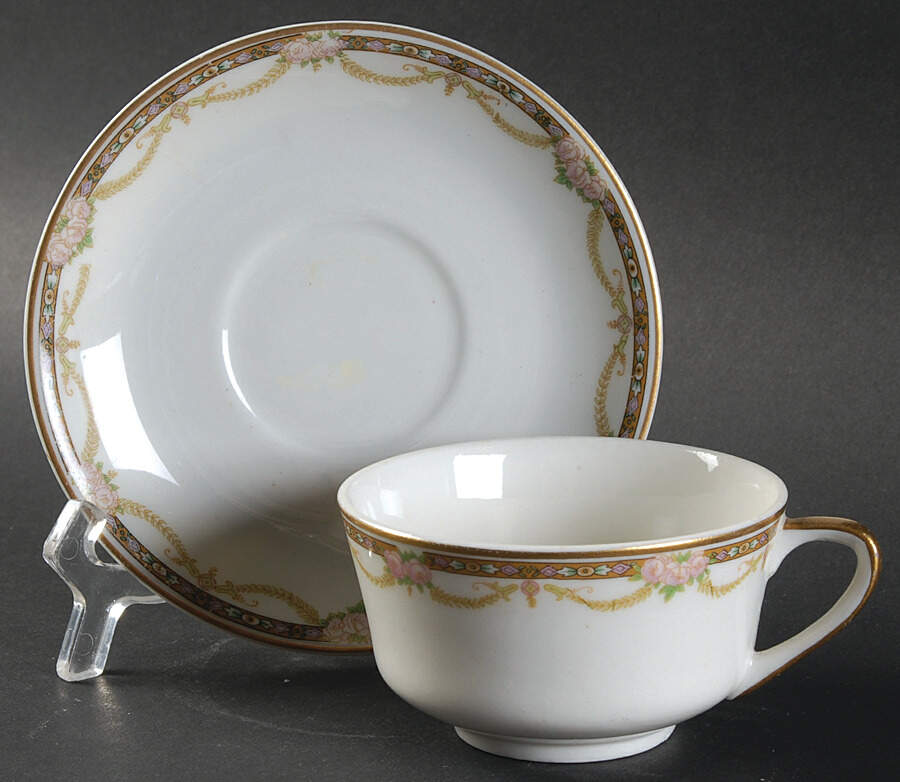 B9059 Flat Cup & Saucer Set by Warwick-1