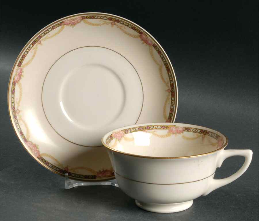 B9059 Flat Cup & Saucer Set by Warwick-1
