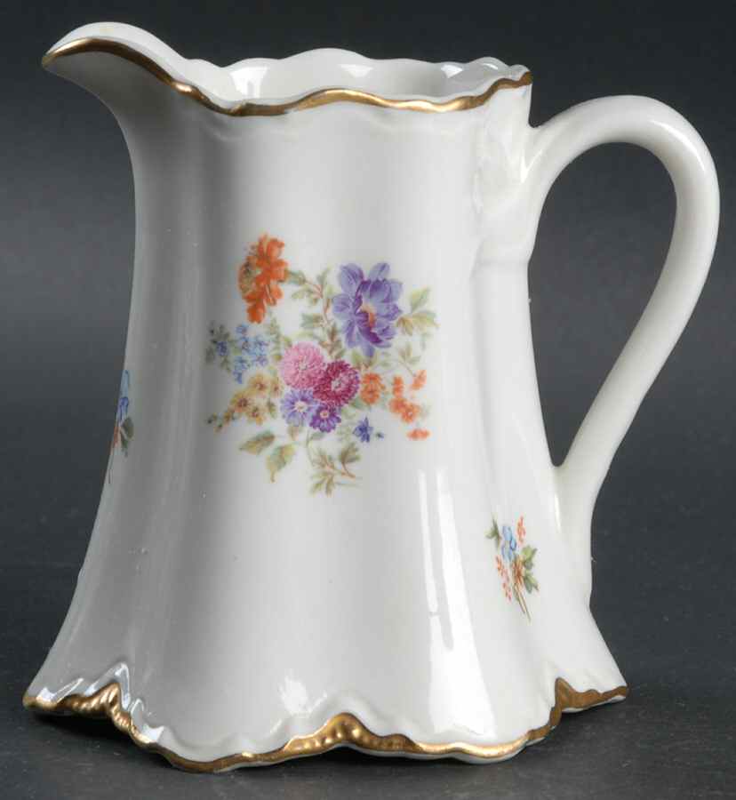 Bouquet Dresden (Scalloped) Creamer by Warwick-1