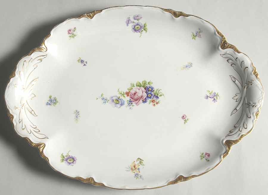 C2009 15" Oval Serving Platter by Warwick-1