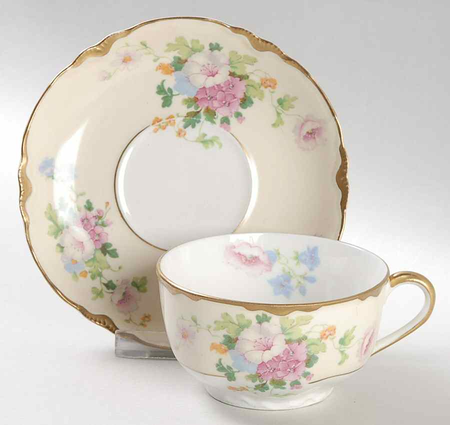 C2047 Flat Cup & Saucer Set by Warwick-1