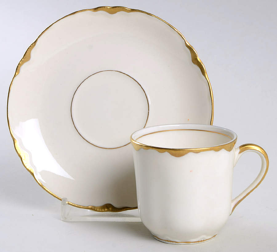 Chateau Flat Demitasse Cup & Saucer Set by Warwick-1