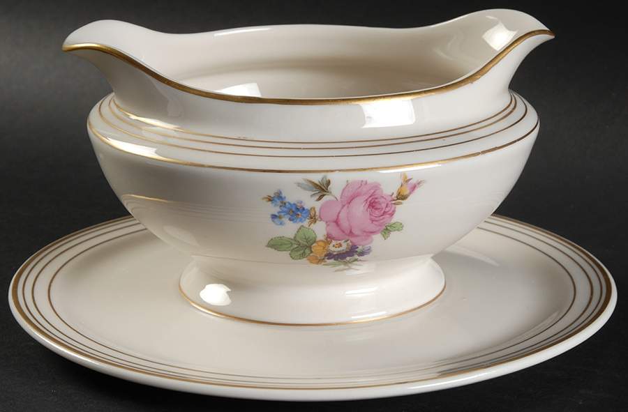 D9336 Gravy Boat with Attached Underplate by Warwick-1