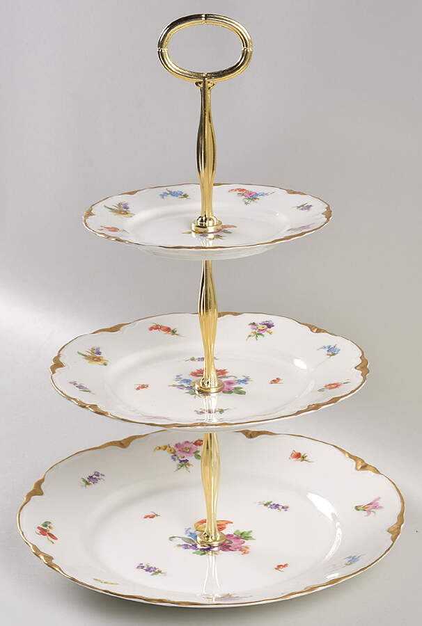 Dresden 13 7/8"-14 1/4" 3-Tiered Serving Tray(DP,SP,BB) HC by Warwick-1