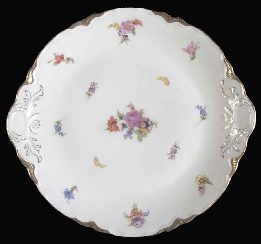 Dresden Handled Cake Plate by Warwick-1