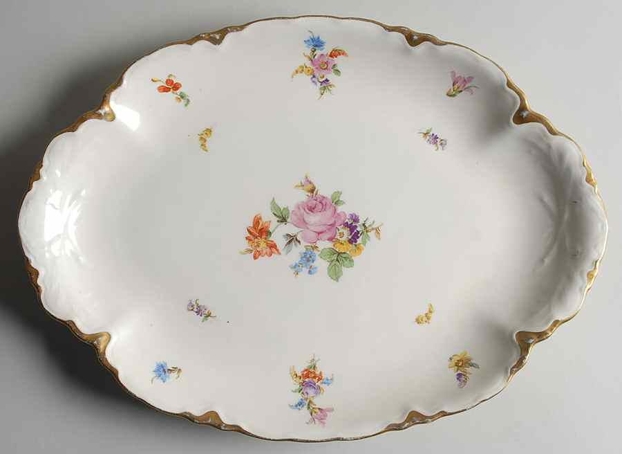 Dresden 15" Oval Serving Platter by Warwick-1