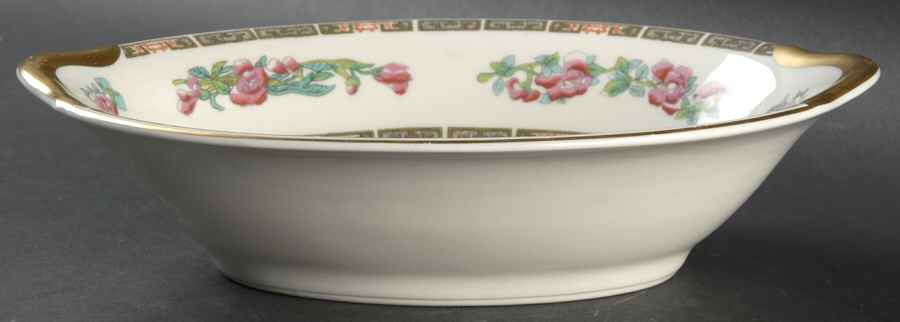 Indian Tree 9" Oval Vegetable Bowl by Warwick-1