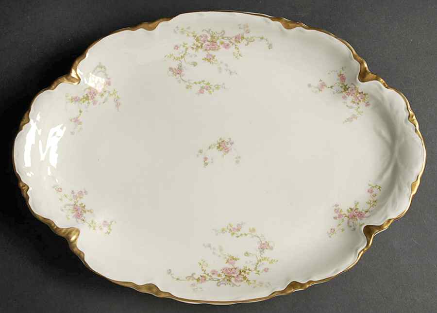 June Bride 15" Oval Serving Platter by Warwick-1