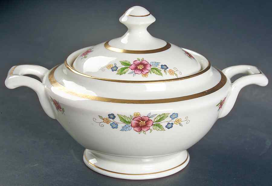 Maytime Sugar Bowl & Lid by Warwick-1