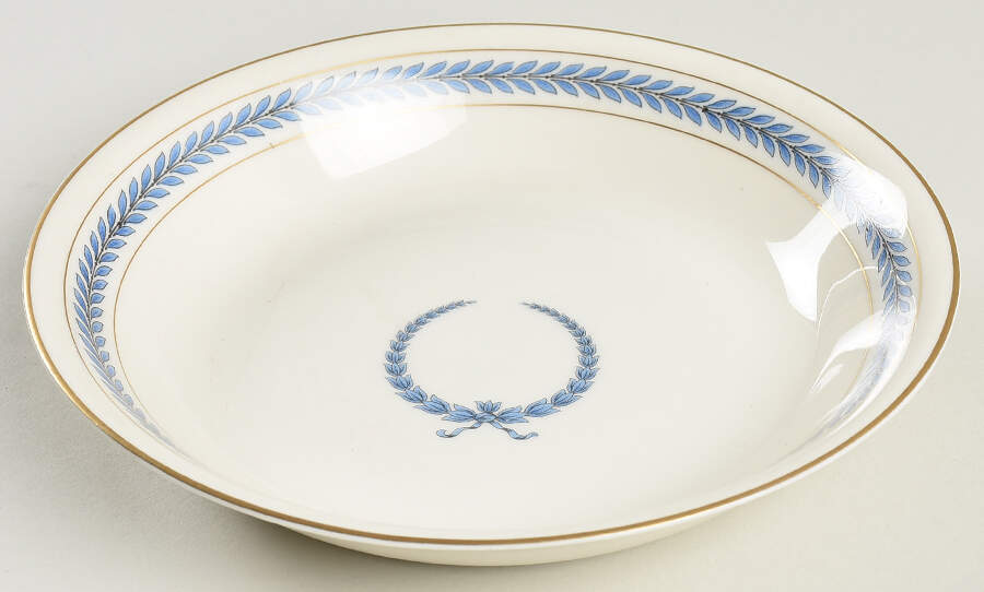Neo Classic Blue (9566, Smooth) Coupe Soup Bowl by Warwick-1