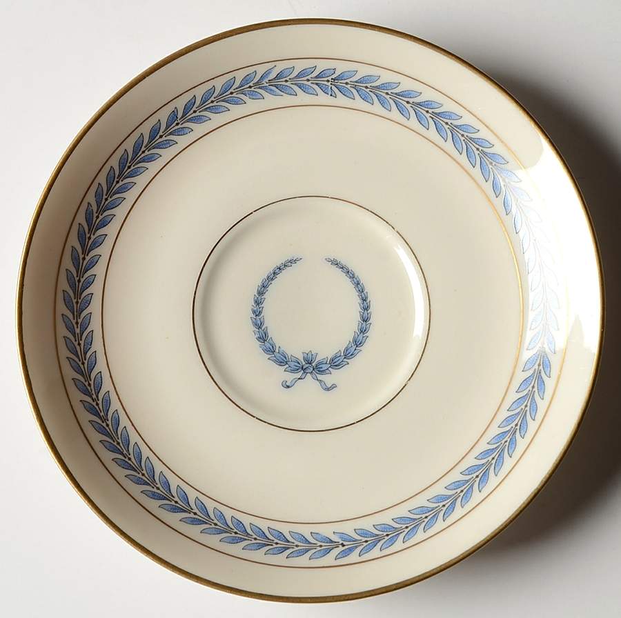 Neo Classic Blue (9566, Smooth) Saucer for Footed Cup by Warwick-1