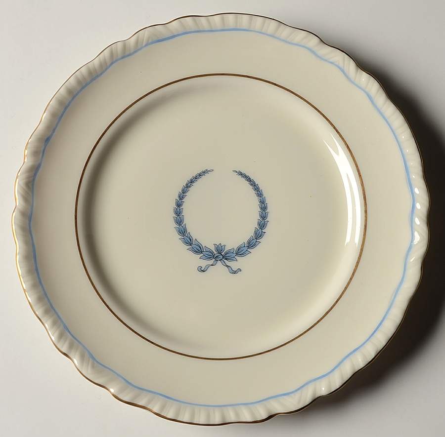Neo Classic Blue (Scallop. Gold) Salad Plate by Warwick-1