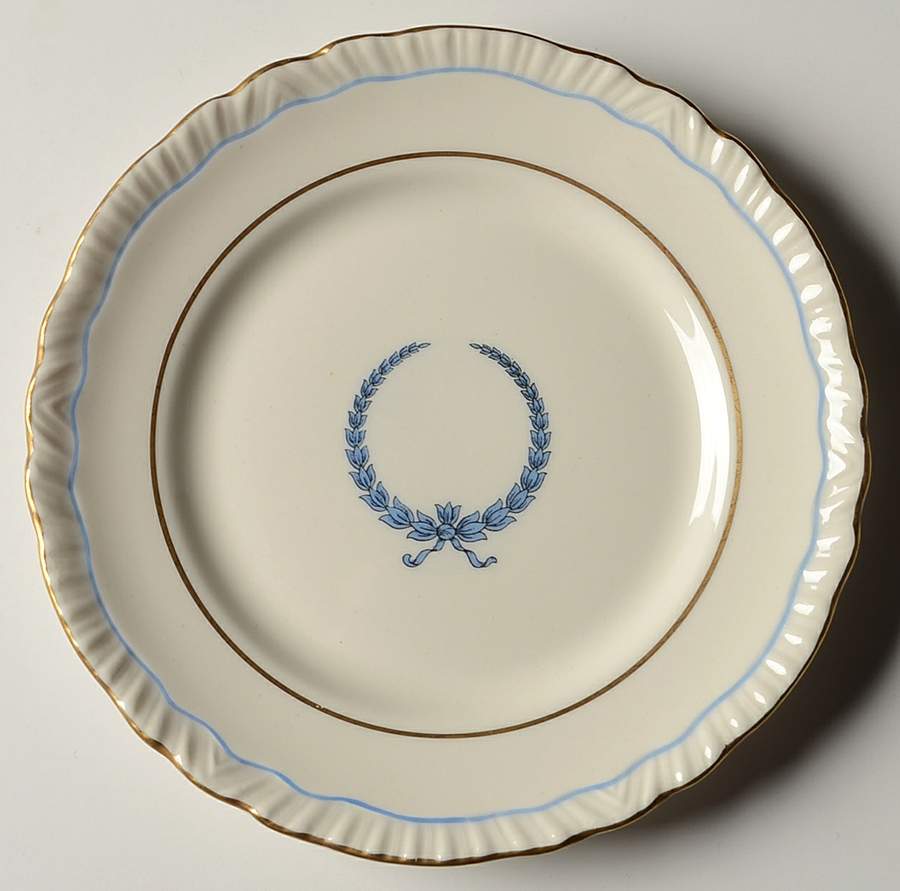 Neo Classic Blue (Scallop. Gold) Bread & Butter Plate by Warwick-1
