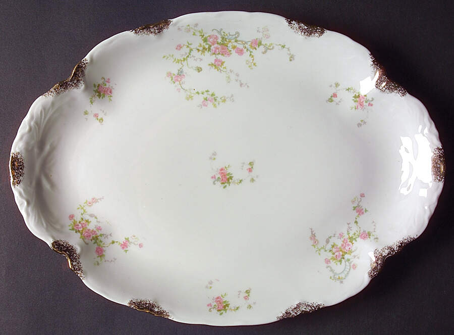 Old Abbey 13" Oval Serving Platter by Warwick-1