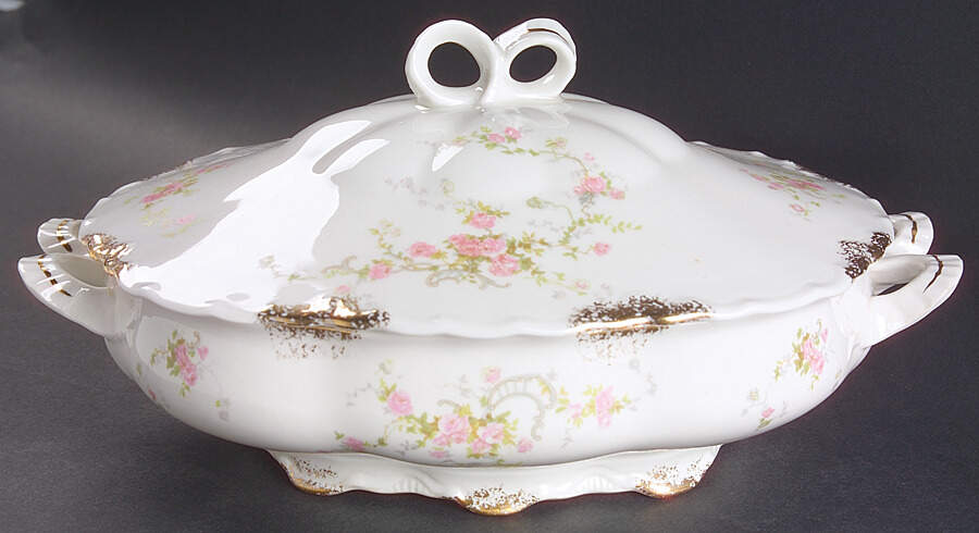 Old Abbey Oval Covered Vegetable by Warwick-1