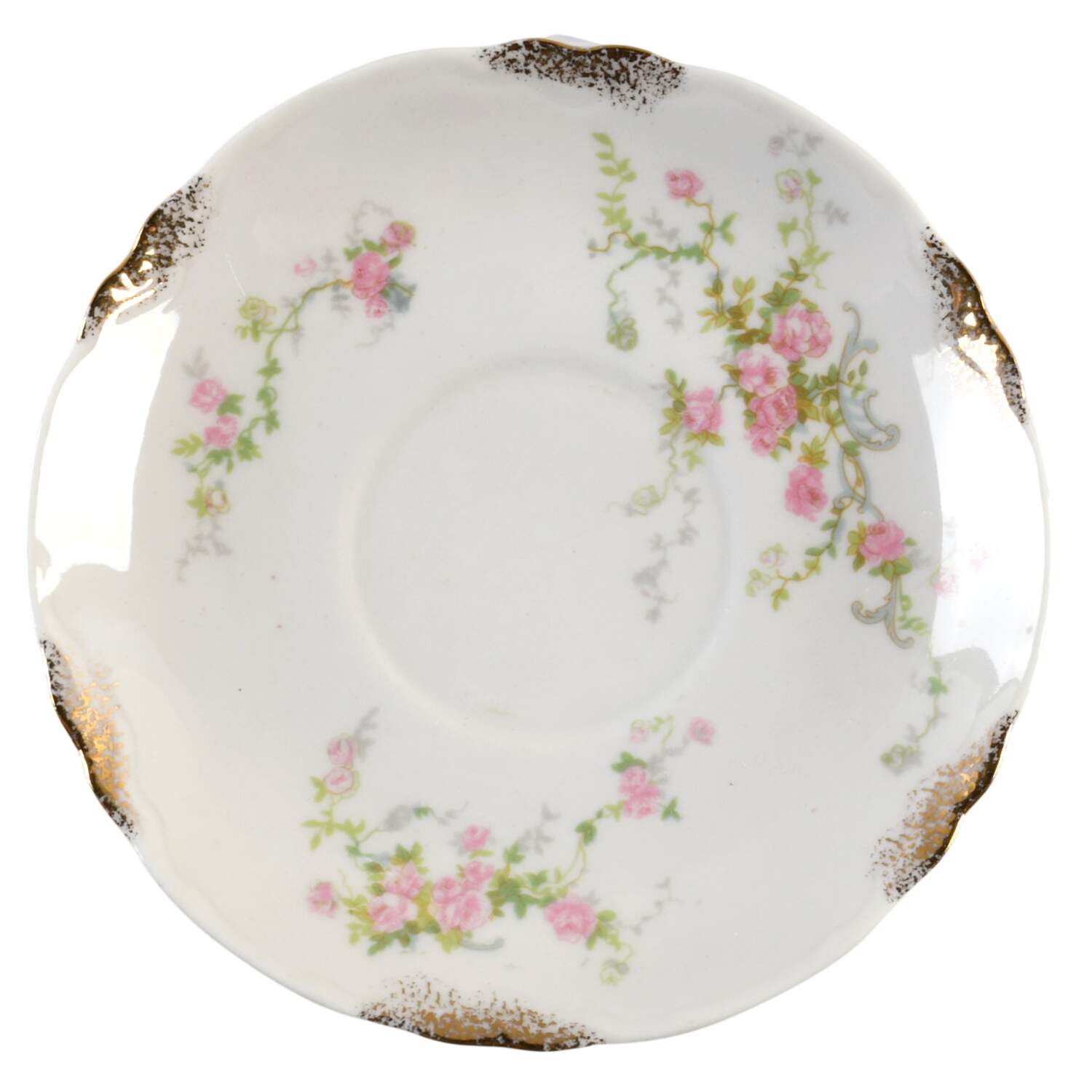 Old Abbey Saucer for Bouillon Cup by Warwick-1