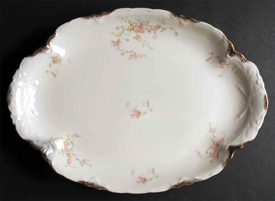 Old Abbey 14" Oval Serving Platter by Warwick-1