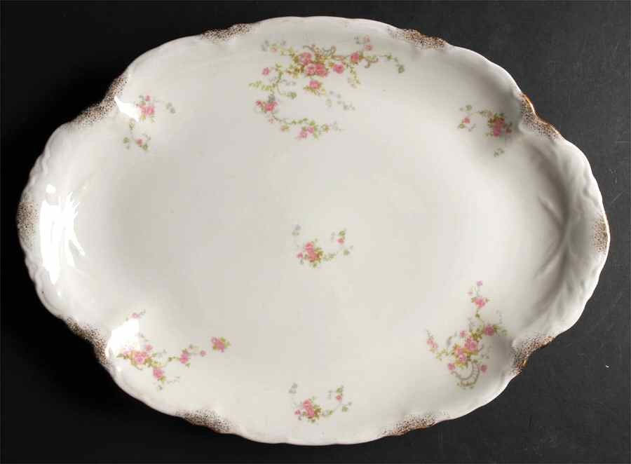 Old Abbey 15" Oval Serving Platter by Warwick-1