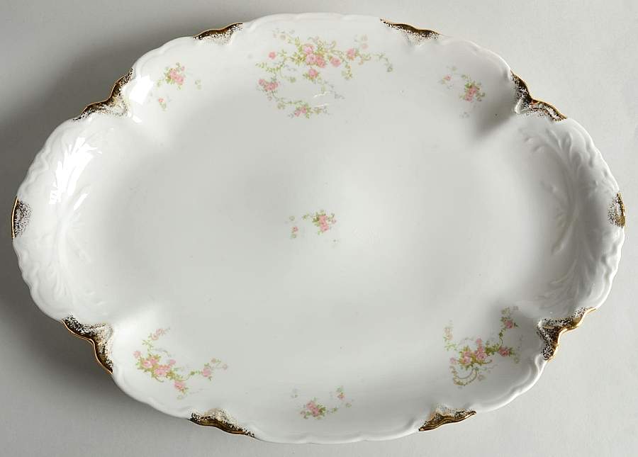 Old Abbey 16" Oval Serving Platter by Warwick-1