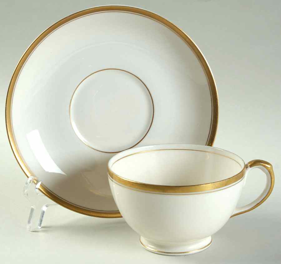 Regency Footed Cup & Saucer Set by Warwick-1