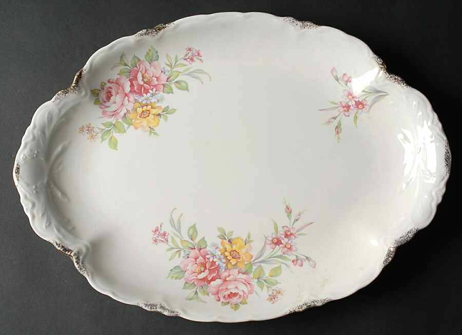 Rosemont 15" Oval Serving Platter by Warwick-1